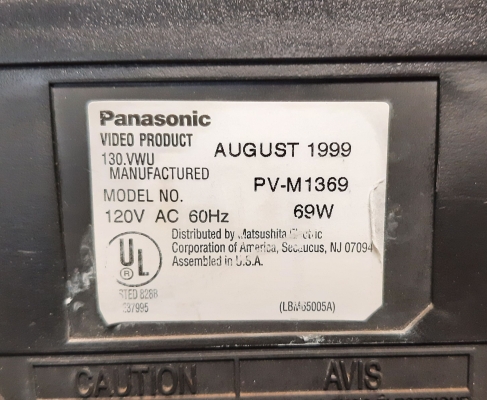 Panasonic PV-M1369