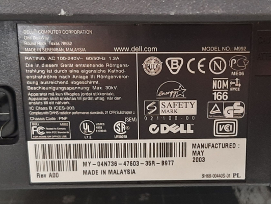 Click to view image in new tab Dell M992