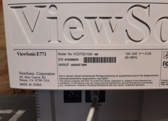 Click to view image in new tab ViewSonic E771